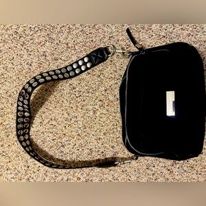 COPY - Steve Madden nylon purse with silver accents on strap